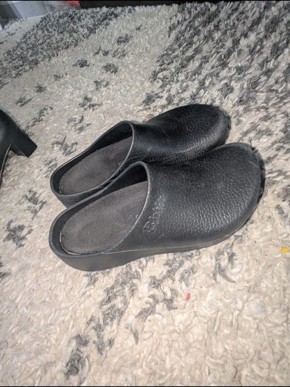 Birkenstock Black Slip-On Clogs